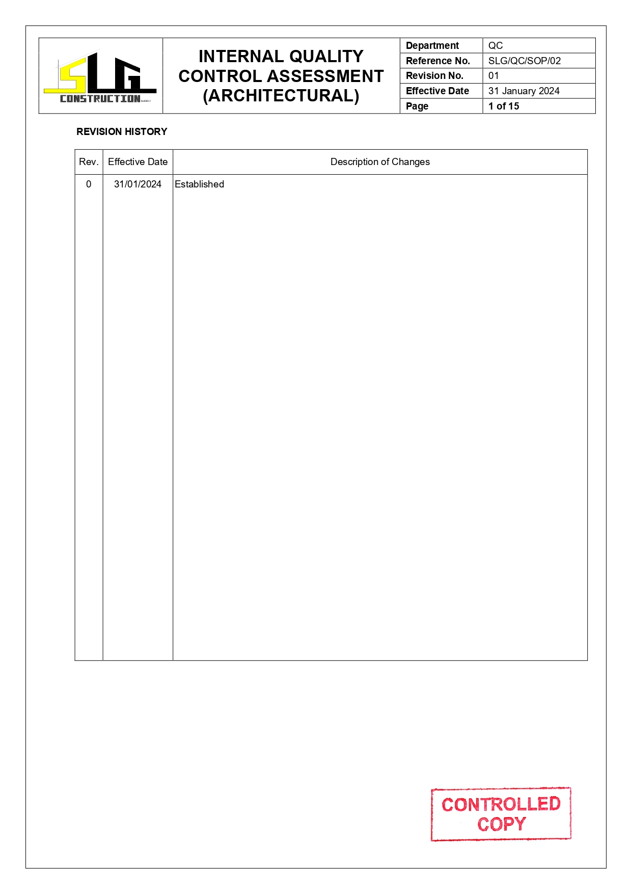 SLG-PRO-SOP Page 2